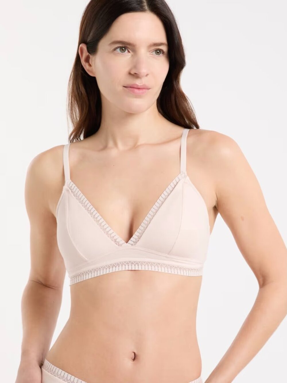 Etam Wireless Triangle Bra with Removable Cotton Pads 34A